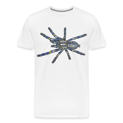 Männer Basic T-Shirt Poecilotheria metallica - weiß