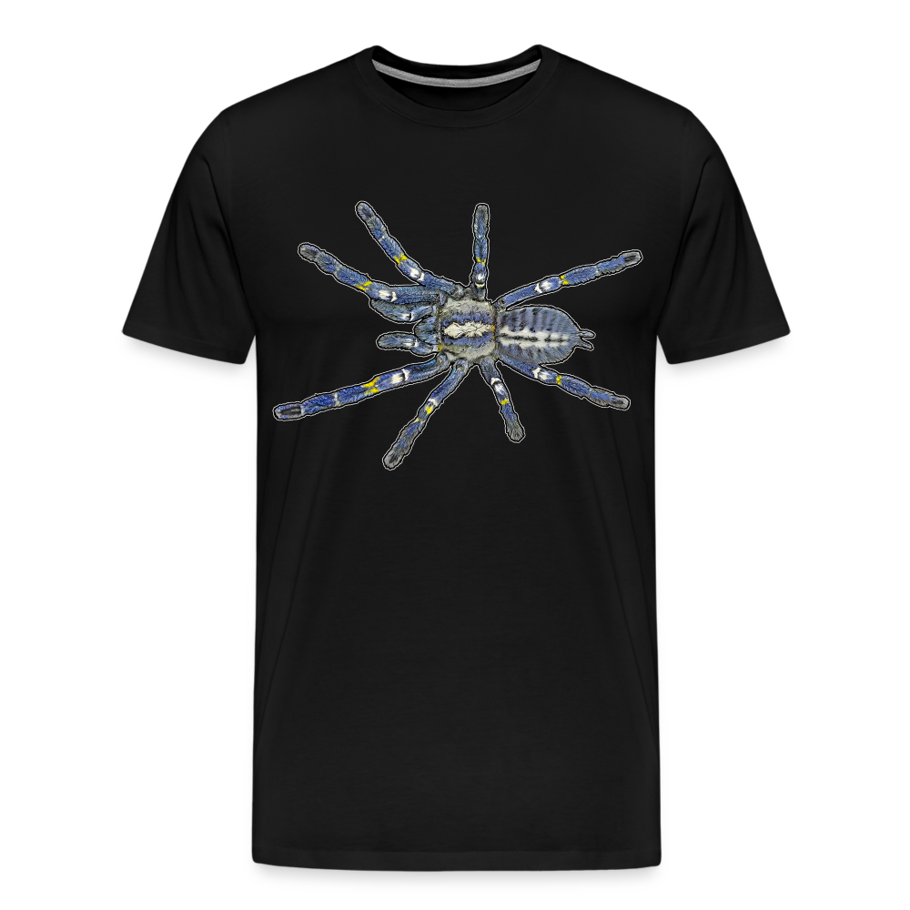 Männer Basic T-Shirt Poecilotheria metallica - Schwarz