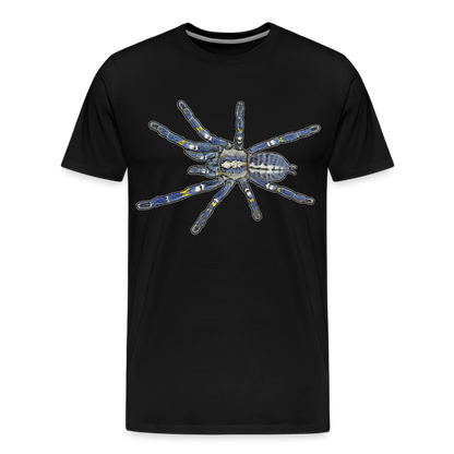 Männer Basic T-Shirt Poecilotheria metallica - Schwarz