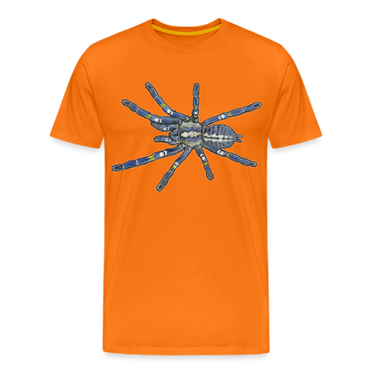 Männer Basic T-Shirt Poecilotheria metallica - Orange