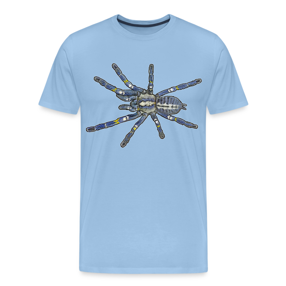 Männer Basic T-Shirt Poecilotheria metallica - Sky