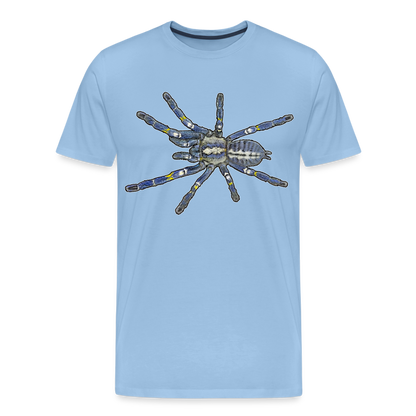 Männer Basic T-Shirt Poecilotheria metallica - Sky