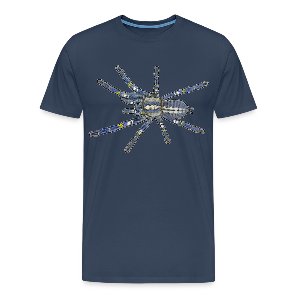 Männer Basic T-Shirt Poecilotheria metallica - Navy