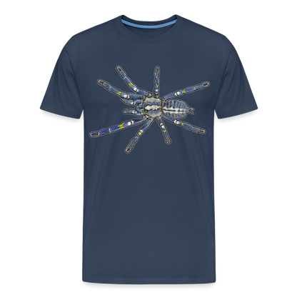 Männer Basic T-Shirt Poecilotheria metallica - Navy