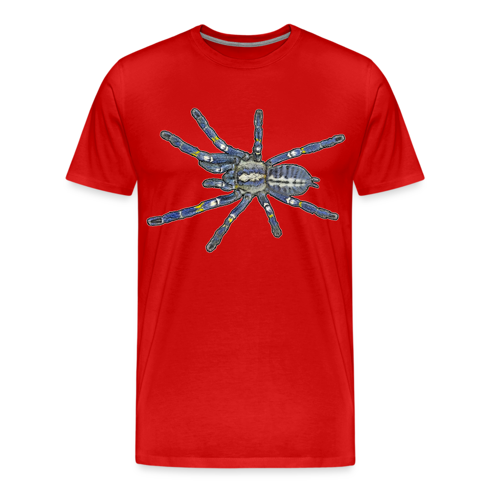 Männer Basic T-Shirt Poecilotheria metallica - Rot