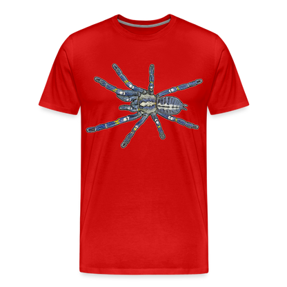Männer Basic T-Shirt Poecilotheria metallica - Rot