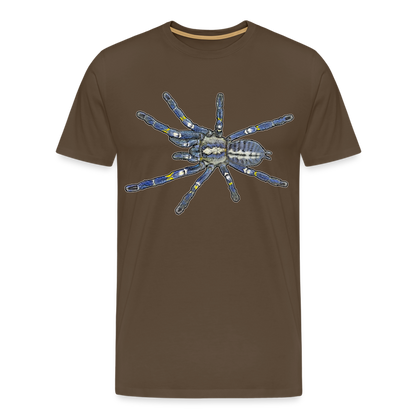 Männer Basic T-Shirt Poecilotheria metallica - Edelbraun