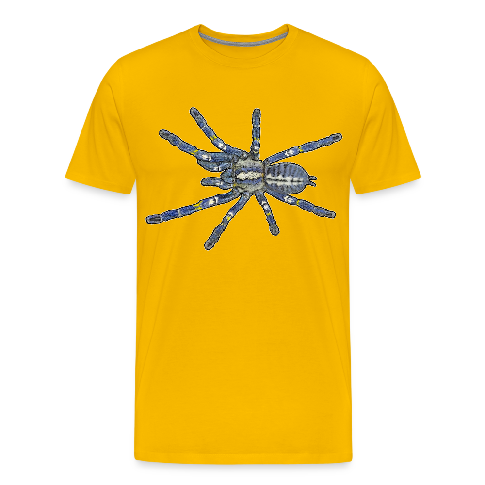Männer Basic T-Shirt Poecilotheria metallica - Sonnengelb