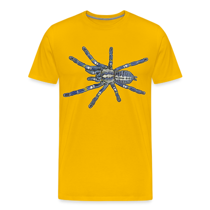 Männer Basic T-Shirt Poecilotheria metallica - Sonnengelb
