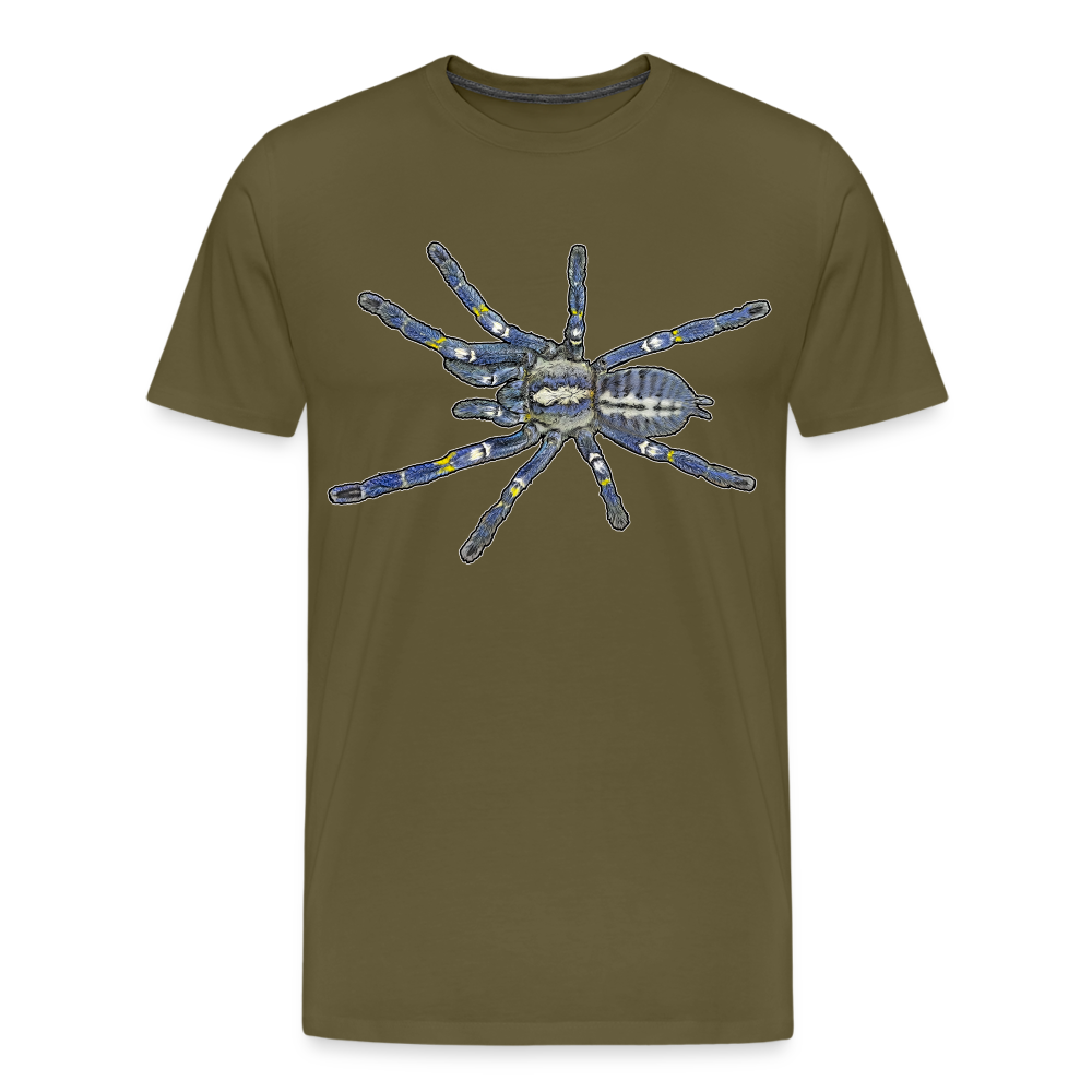 Männer Basic T-Shirt Poecilotheria metallica - Khaki