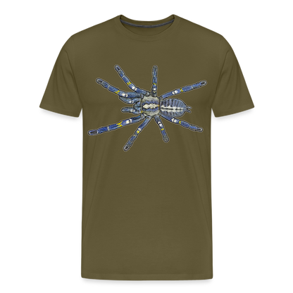 Männer Basic T-Shirt Poecilotheria metallica - Khaki