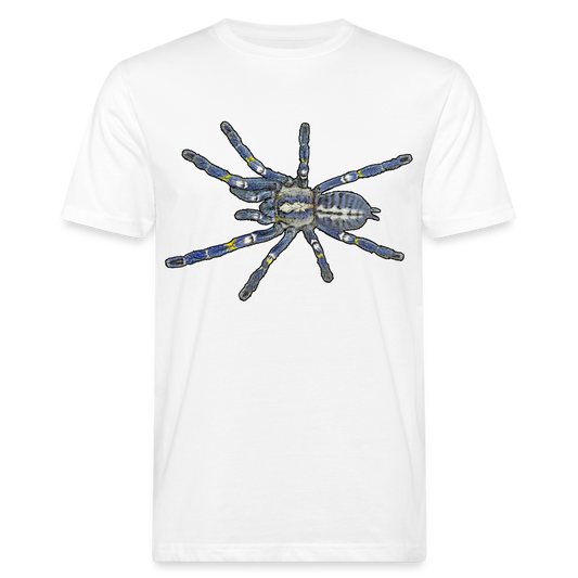 Männer Bio-T-Shirt Poecilotheria metallica - weiß