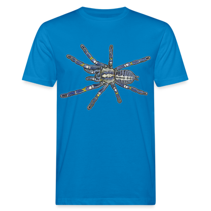 Männer Bio-T-Shirt Poecilotheria metallica - Pfauenblau