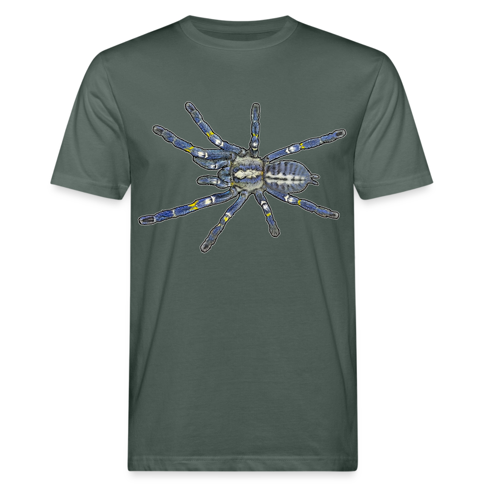 Männer Bio-T-Shirt Poecilotheria metallica - Graugrün