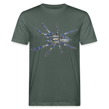 Männer Bio-T-Shirt Poecilotheria metallica - Graugrün