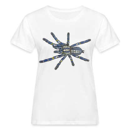 Frauen Bio-T-Shirt Poecilotheria metallica - weiß