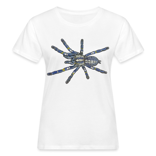 Frauen Bio-T-Shirt Poecilotheria metallica - weiß