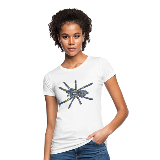 Frauen Bio-T-Shirt Poecilotheria metallica - weiß