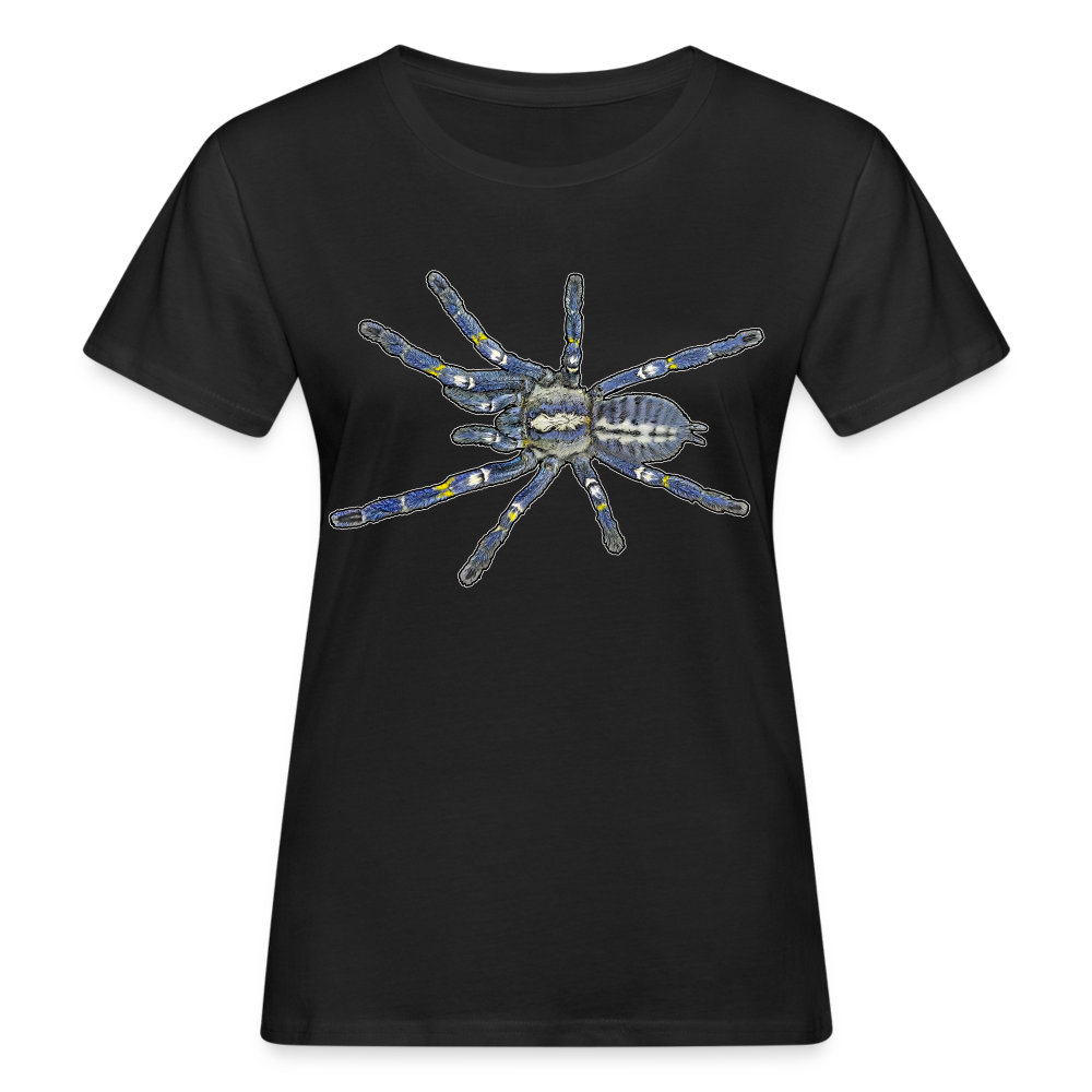 Frauen Bio-T-Shirt Poecilotheria metallica - Schwarz
