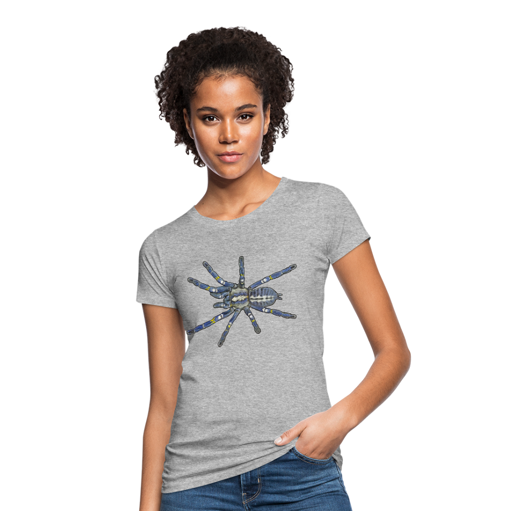 Frauen Bio-T-Shirt Poecilotheria metallica - Grau meliert