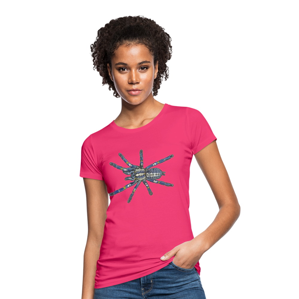 Frauen Bio-T-Shirt Poecilotheria metallica - Neon Pink