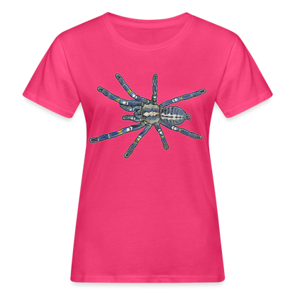 Frauen Bio-T-Shirt Poecilotheria metallica - Neon Pink