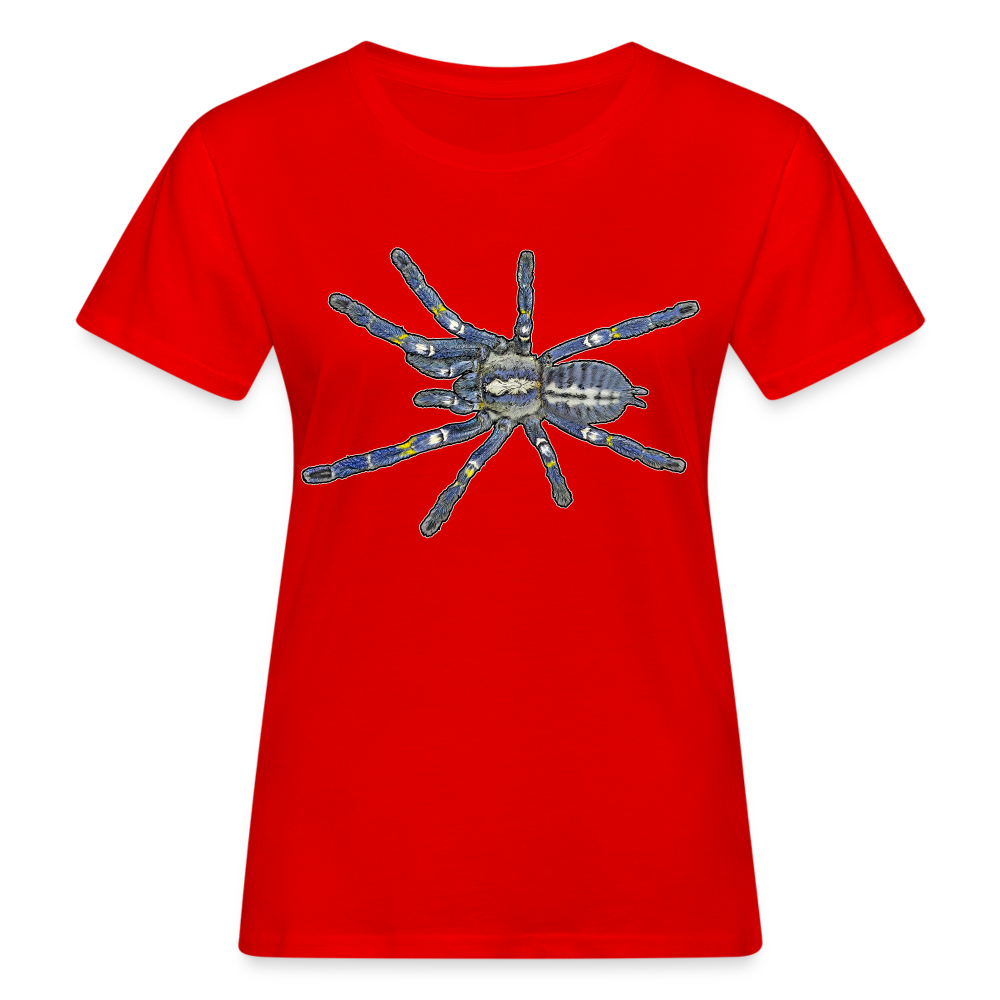 Frauen Bio-T-Shirt Poecilotheria metallica - Rot