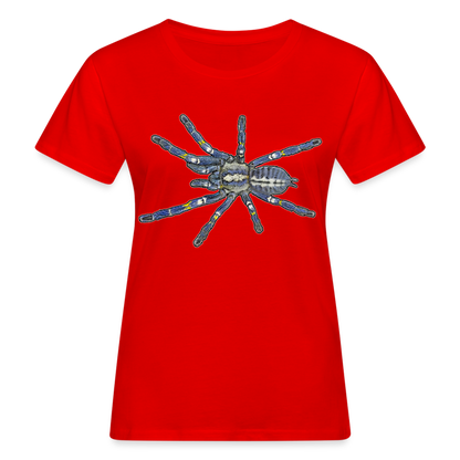 Frauen Bio-T-Shirt Poecilotheria metallica - Rot