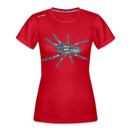 Frauen JAKO Sportswear T-Shirt Poecilotheria metallica - Rot