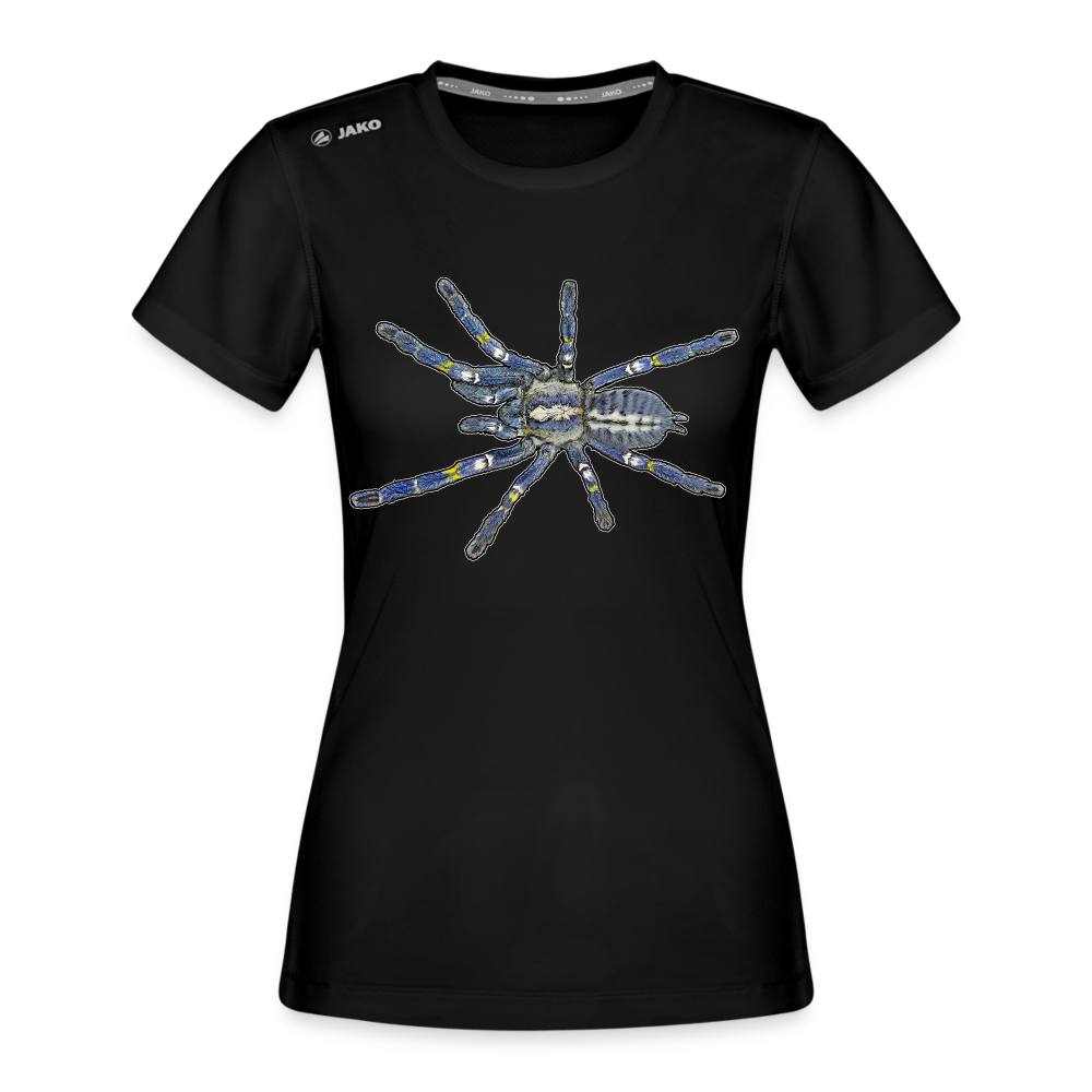 Frauen JAKO Sportswear T-Shirt Poecilotheria metallica - Schwarz
