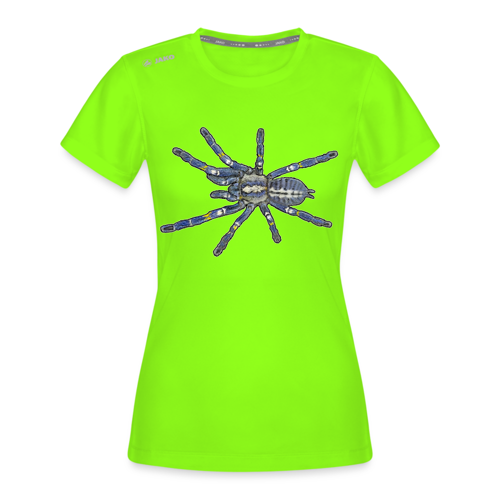 Frauen JAKO Sportswear T-Shirt Poecilotheria metallica - Neongrün