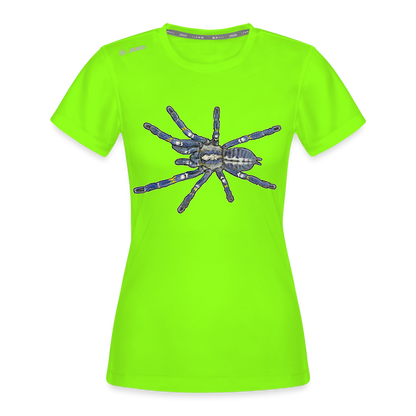 Frauen JAKO Sportswear T-Shirt Poecilotheria metallica - Neongrün