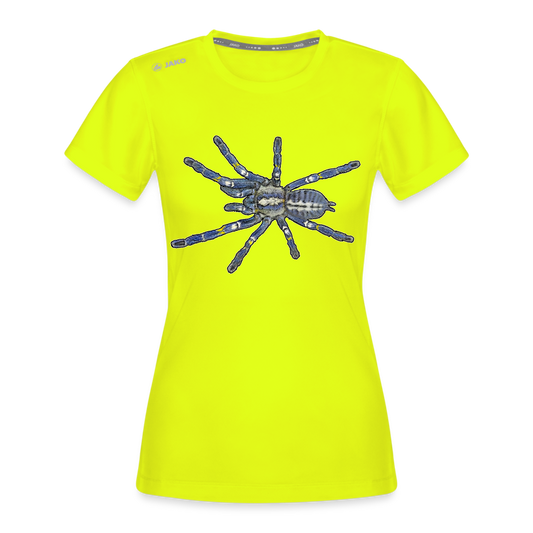 Frauen JAKO Sportswear T-Shirt Poecilotheria metallica - Neongelb