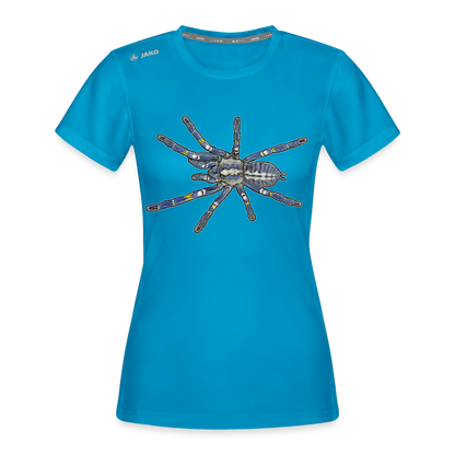 Frauen JAKO Sportswear T-Shirt Poecilotheria metallica - Saphirblau