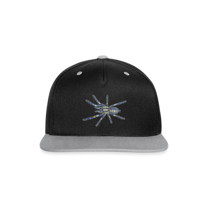 Cappy Kontrast Snapback Poecilotheria metallica - Schwarz/Grau