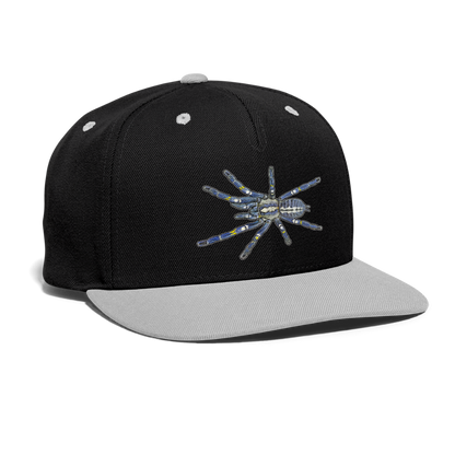 Cappy Kontrast Snapback Poecilotheria metallica - Schwarz/Grau