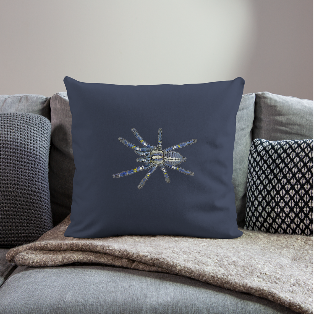 Sofakissen mit Füllung 44 x 44 cm Poecilotheria metallica - Navy