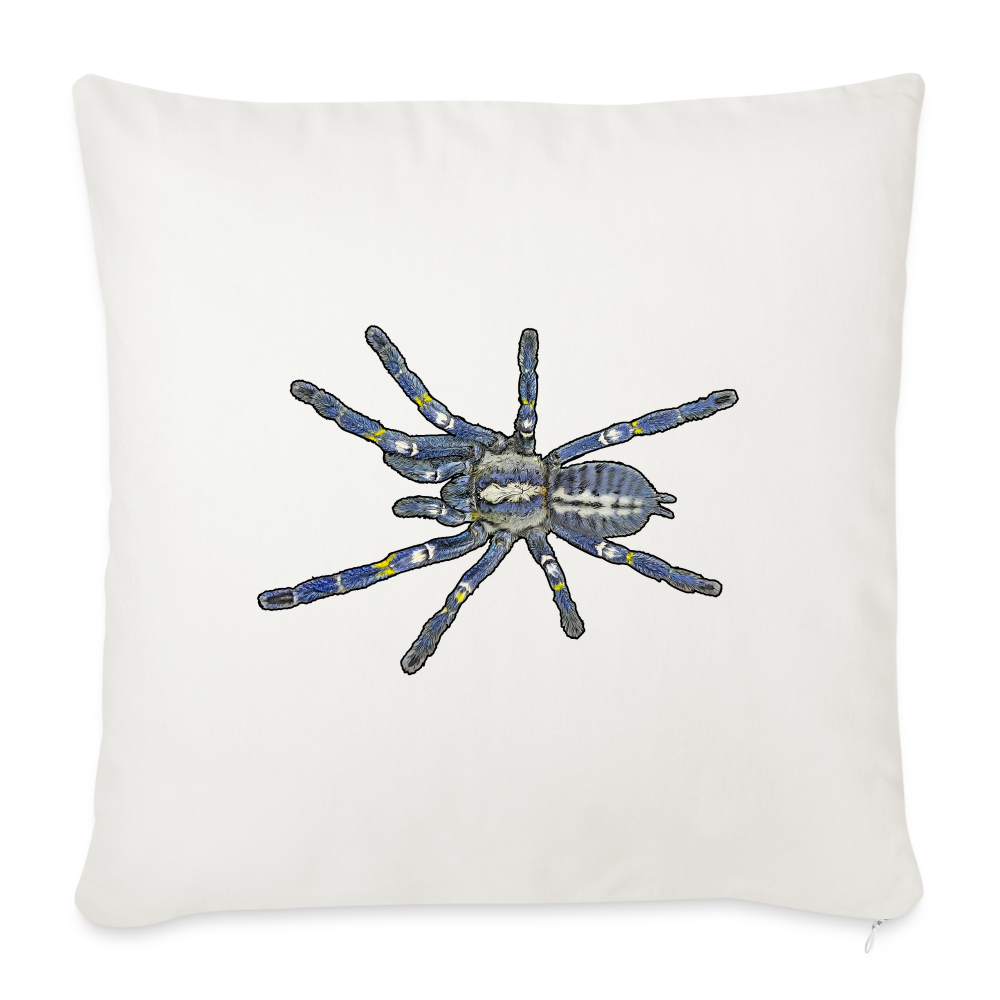 Sofakissen mit Füllung 44 x 44 cm Poecilotheria metallica - Naturweiß