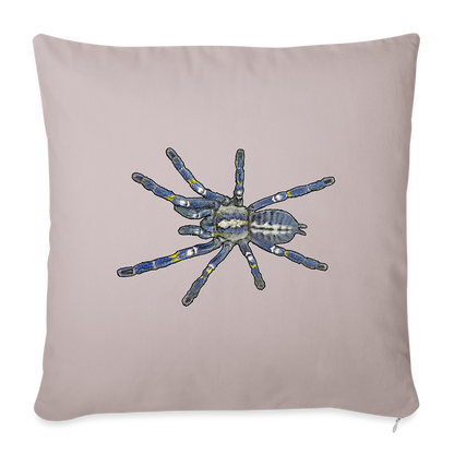 Sofakissen mit Füllung 44 x 44 cm Poecilotheria metallica - helles Taupe