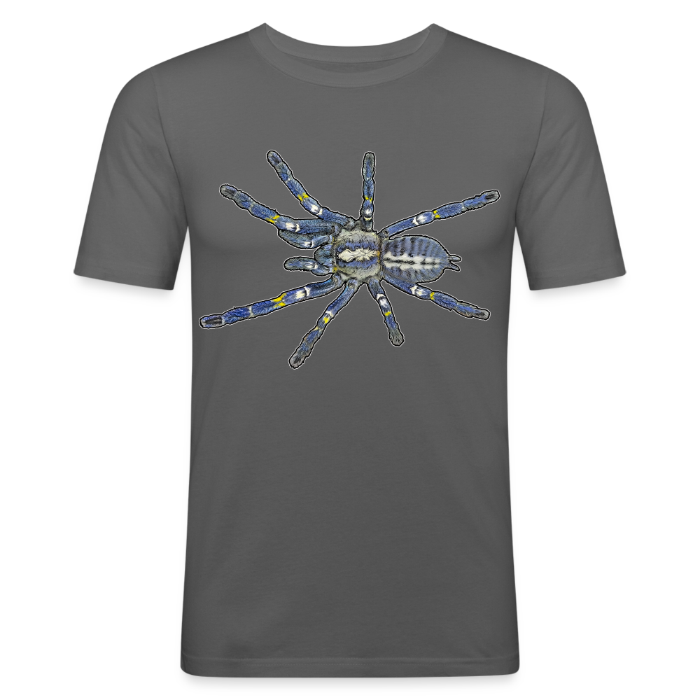 Männer Slim Fit T-Shirt Poecilotheria metallica - Graphite