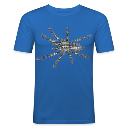 Männer Slim Fit T-Shirt Poecilotheria metallica - Königsblau