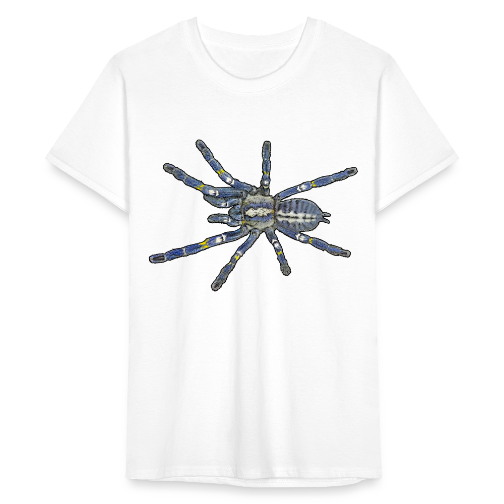 Männer Fruit of the Loom T-Shirt Poecilotheria metallica - weiß