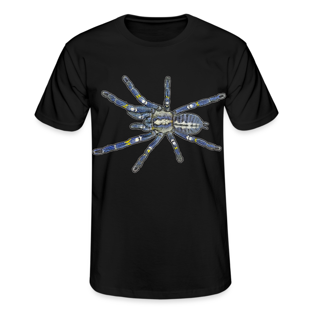 Männer Fruit of the Loom T-Shirt Poecilotheria metallica - Schwarz