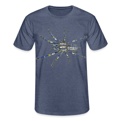Männer Fruit of the Loom T-Shirt Poecilotheria metallica - Navy meliert