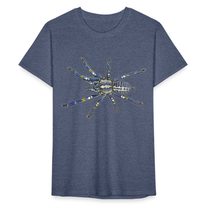 Männer Fruit of the Loom T-Shirt Poecilotheria metallica - Navy meliert
