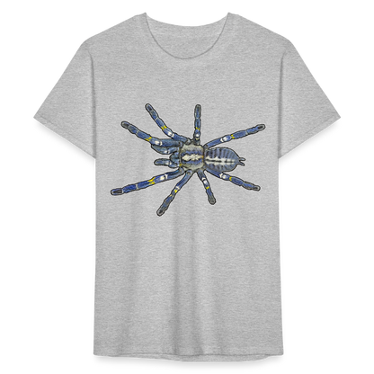 Männer Fruit of the Loom T-Shirt Poecilotheria metallica - Grau meliert