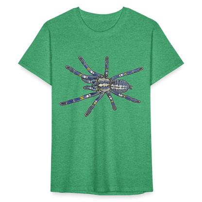Männer Fruit of the Loom T-Shirt Poecilotheria metallica - Grün meliert
