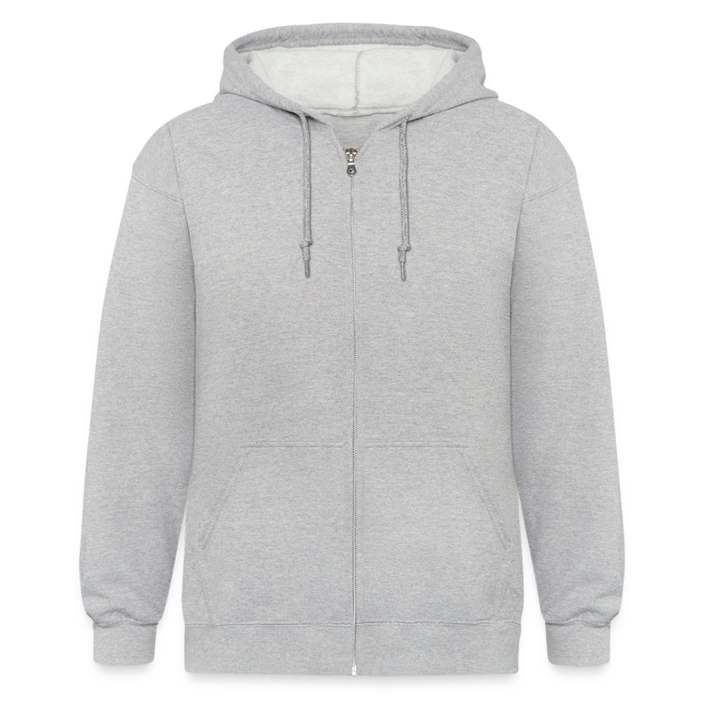 Männer Heavyweight Zip-Hoodie Poecilotheria metallica - Grau meliert