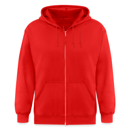Männer Heavyweight Zip-Hoodie Poecilotheria metallica - Rot