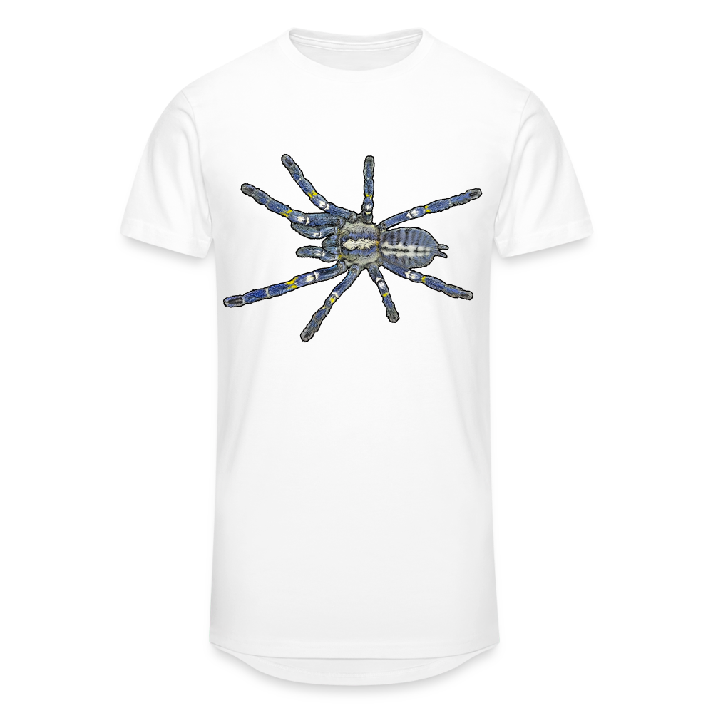 Männer Urban Longshirt Poecilotheria metallica - weiß